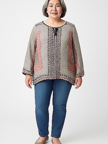 DressBarn 3/4 Sleeve Blouse (view 2)