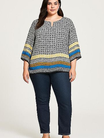 DressBarn 3/4 Sleeve Blouse (view 2)