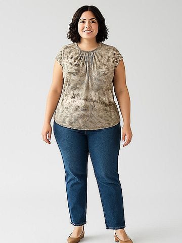 Liz Claiborne Career Short Sleeve Blouse (view 2)