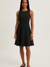 St. John Solid Black Casual Dress Size 8 - photo 2