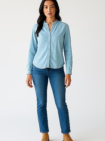 Cloth & Stone 3/4 Sleeve Blouse (view 2)