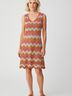 M Missoni Chevron-herringbone Orange Casual Dress Size EU (IT) 42 / US 6 - photo 2