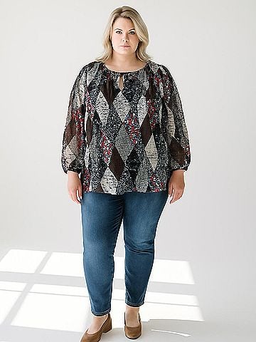 Tommy Hilfiger 3/4 Sleeve Blouse (view 2)