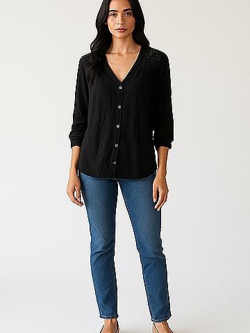 Ella Moss 3/4 Sleeve Blouse (view 2)