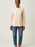 Gracia 100% Polyester Tan Long Sleeve Blouse Size M - photo 2