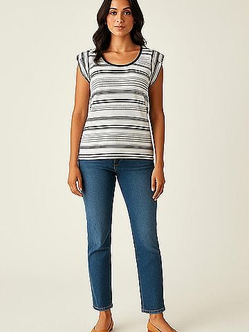 T Tahari Short Sleeve Top (view 2)