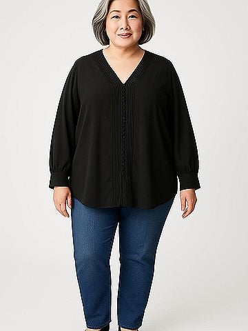 T Tahari 3/4 Sleeve Blouse (view 2)