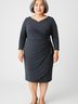 Alex Evenings Gray Cocktail Dress Size 16 - photo 2