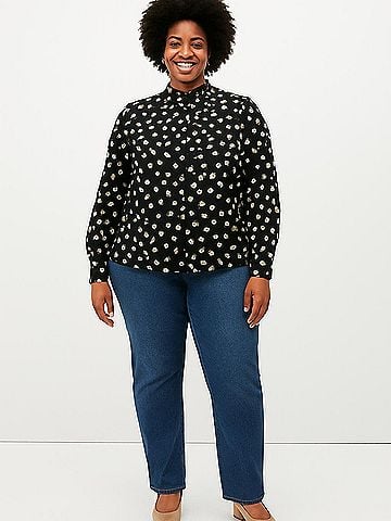 DressBarn Long Sleeve Blouse (view 2)