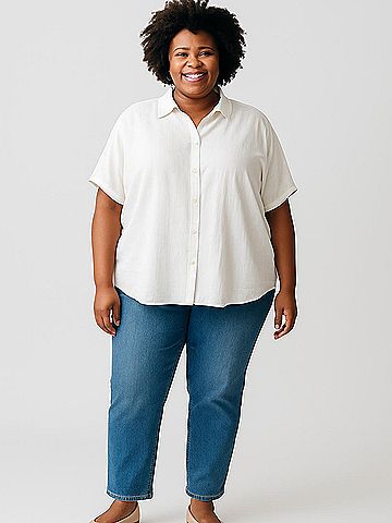 Gap Short Sleeve Blouse (view 2)