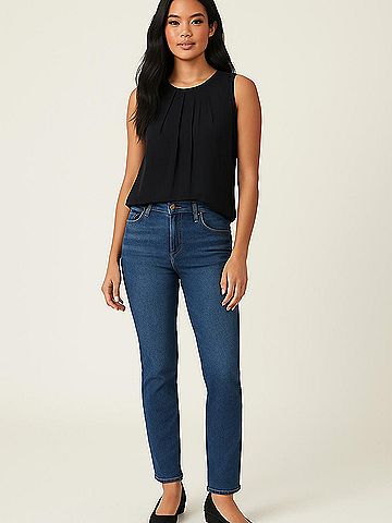 Milly Sleeveless Silk Top (view 2)