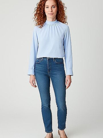 Elizabeth and James Long Sleeve Blouse (view 2)