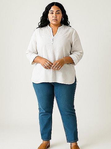 Carole Little 3/4 Sleeve Blouse (view 2)