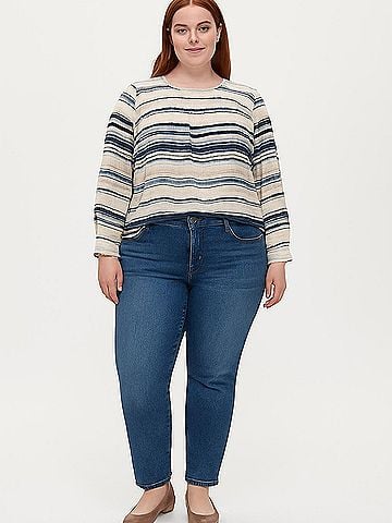 Belldini 3/4 Sleeve Blouse (view 2)
