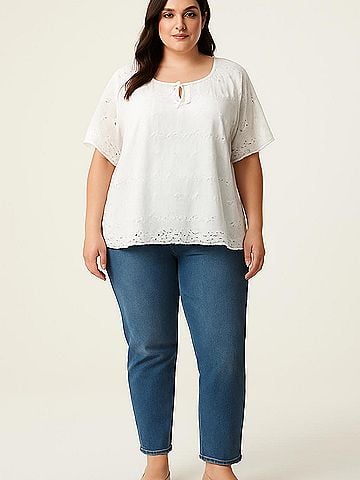 Catherines Short Sleeve Blouse (view 2)
