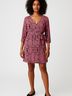 Collective Concepts 100% Polyester Paisley Pink Casual Dress Size M - photo 2