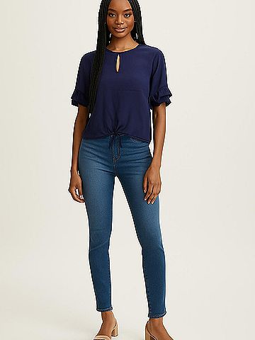 Allison Joy Short Sleeve Blouse (view 2)