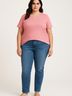 Roaman's Pink Short Sleeve Top Size 22 - 24 - photo 2