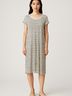 bryn WALKER Stripes Gray Ivory Casual Dress Size S - photo 2