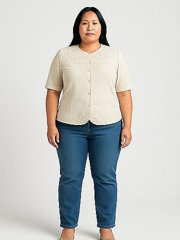 Voir Collection Short Sleeve Blouse (view 2)