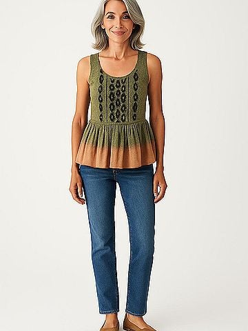Akemi + Kin Sleeveless Blouse (view 2)