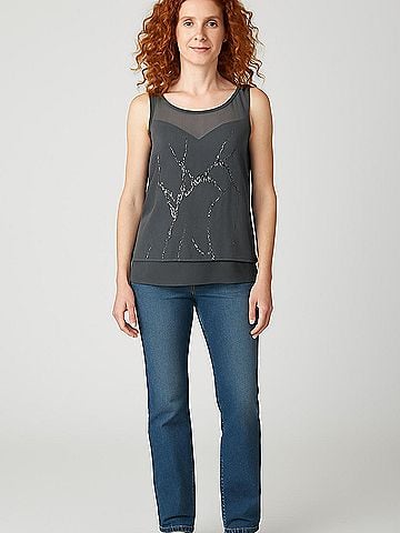 Gypsy 05 Sleeveless Silk Top (view 2)