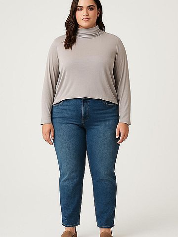 Barefoot Dreams Long Sleeve Turtleneck (view 2)