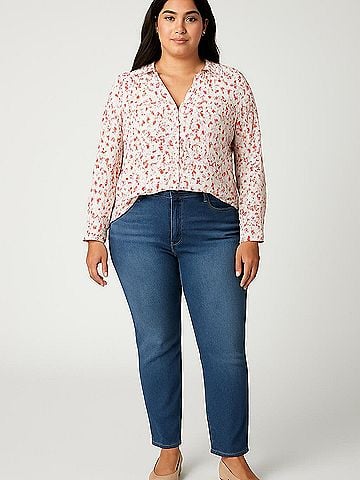 Velvet Heart 3/4 Sleeve Blouse (view 2)
