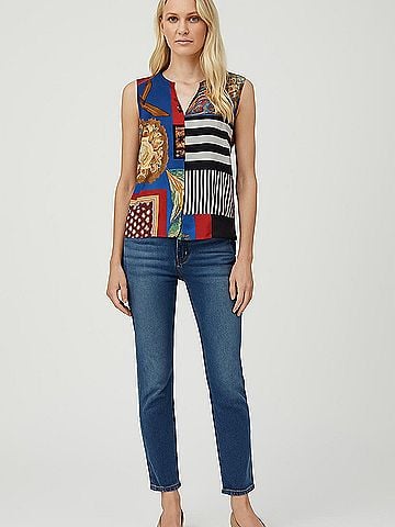 Juicy Couture Sleeveless Silk Top (view 2)