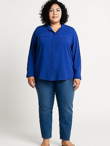 Apt. 9 3/4 Sleeve Blouse (view 2)