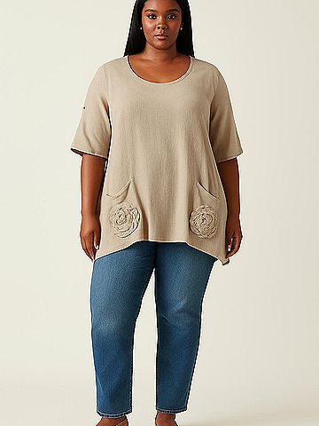 Soft Surroundings Short Sleeve Top (view 2)