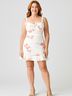 Black Halo Floral Ivory Cocktail Dress Size 14 - photo 2