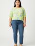 Ruby Rd. Yellow 3/4 Sleeve Blouse Size XL - photo 2