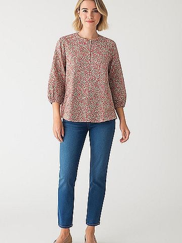 Pomander Place 3/4 Sleeve Blouse (view 2)