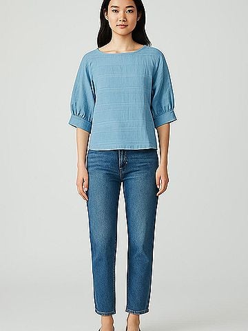 Marc New York Andrew Marc 3/4 Sleeve Blouse (view 2)