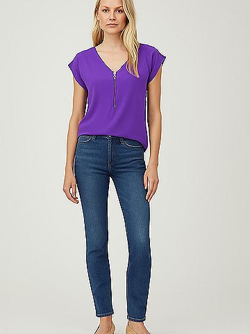 Express Short Sleeve Blouse (view 2)