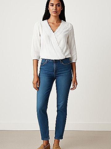 Mi ami 3/4 Sleeve Blouse (view 2)