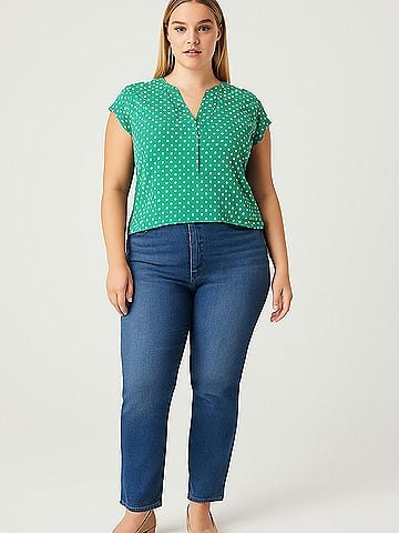 Anne Klein Short Sleeve Blouse (view 2)