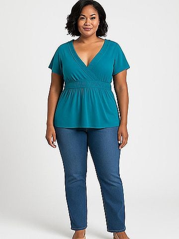 Fashion Bug Short Sleeve Blouse (view 2)