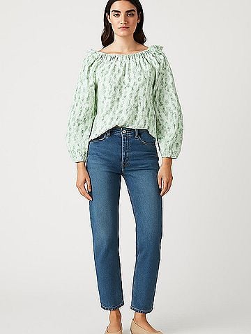 Hill House 3/4 Sleeve Blouse (view 2)