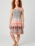 Hale Bob Print Gray Cocktail Dress Size XS - photo 2