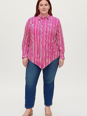 Jones New York Signature Long Sleeve Blouse (view 2)