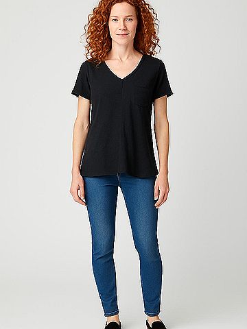 Left of Center Short Sleeve Top (view 2)