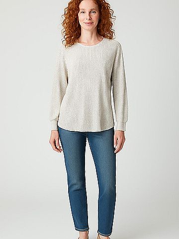 Adrianna Papell Long Sleeve Blouse (view 2)