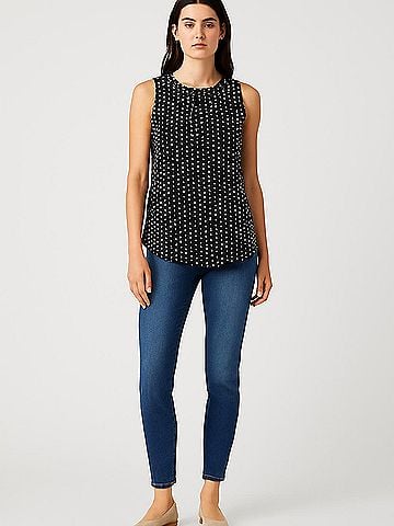 Theory Sleeveless Silk Top (view 2)