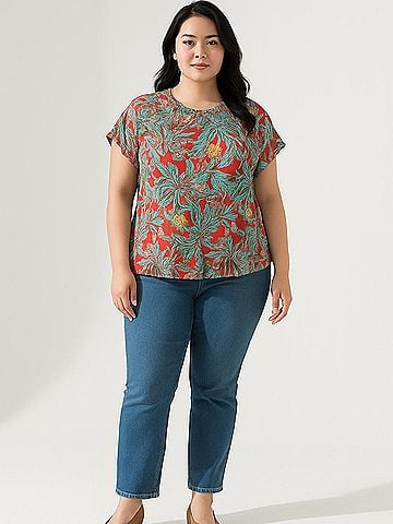 Tiny Short Sleeve Blouse (view 2)