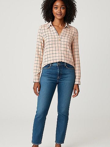 Adrianna Papell Long Sleeve Blouse (view 2)