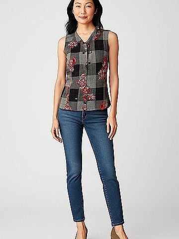 Christopher & Banks Sleeveless Blouse (view 2)