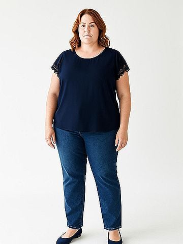 T Tahari Short Sleeve Blouse (view 2)