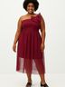 ML Monique Lhuillier Burgundy Cocktail Dress Size 16 - photo 2